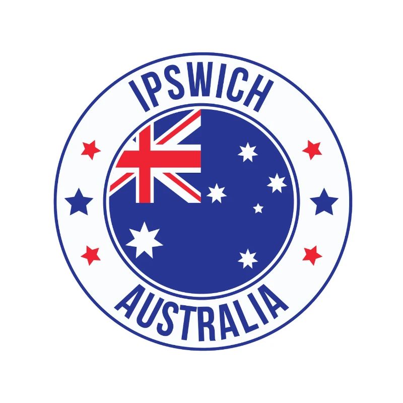 Ipswich Australia Circle Emblem