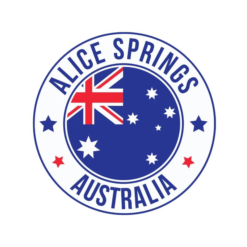 Alice Springs Australien Patch-Emblem