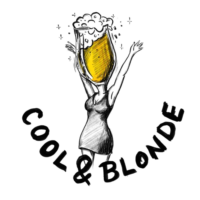 Kühl und blond: JGA-Bier-Illustration