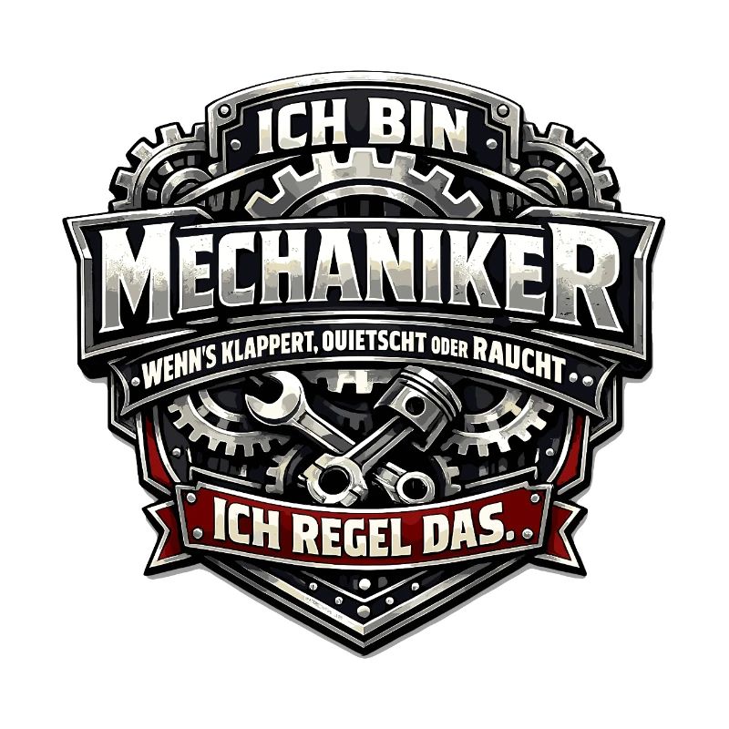 Ich bin Mechaniker Logo
