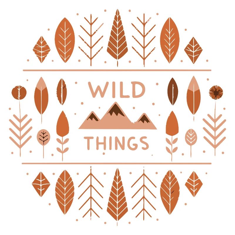 Naturmuster des Wildwaldes