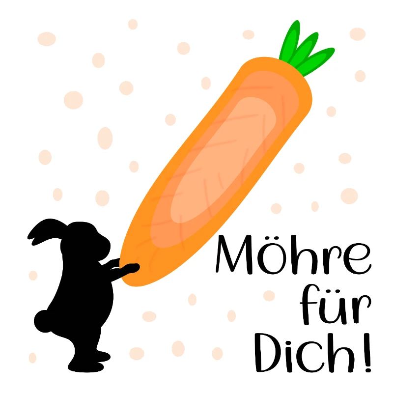 Karotte Möhre Osterhase