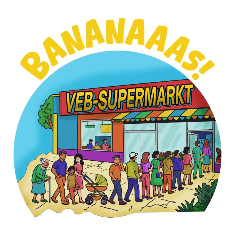 Banananaas VEB-Supermarkt.