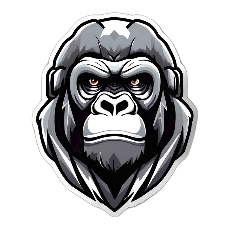 Gorilla Warrior Graphic