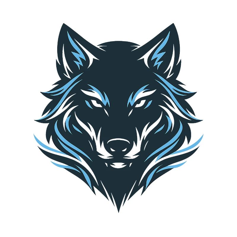 Blauer Nachtwolf Emblem