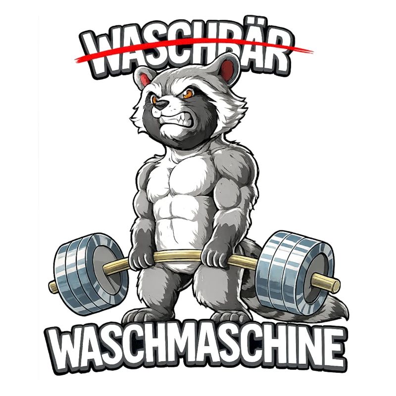 Waschbär Waschmaschine