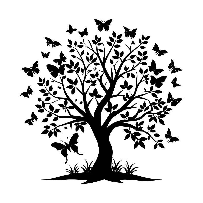 Wunderschöner Schmetterlingsbaum