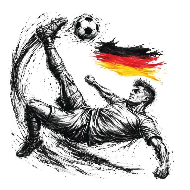Fußball Fallrückzieher Deutschland Style