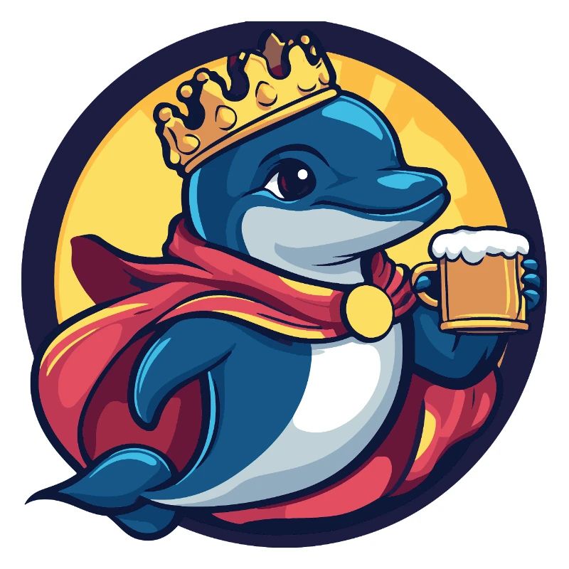 Delfin Bier Lustig