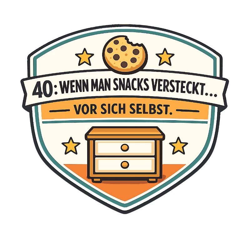 40er Snackversteck Badge