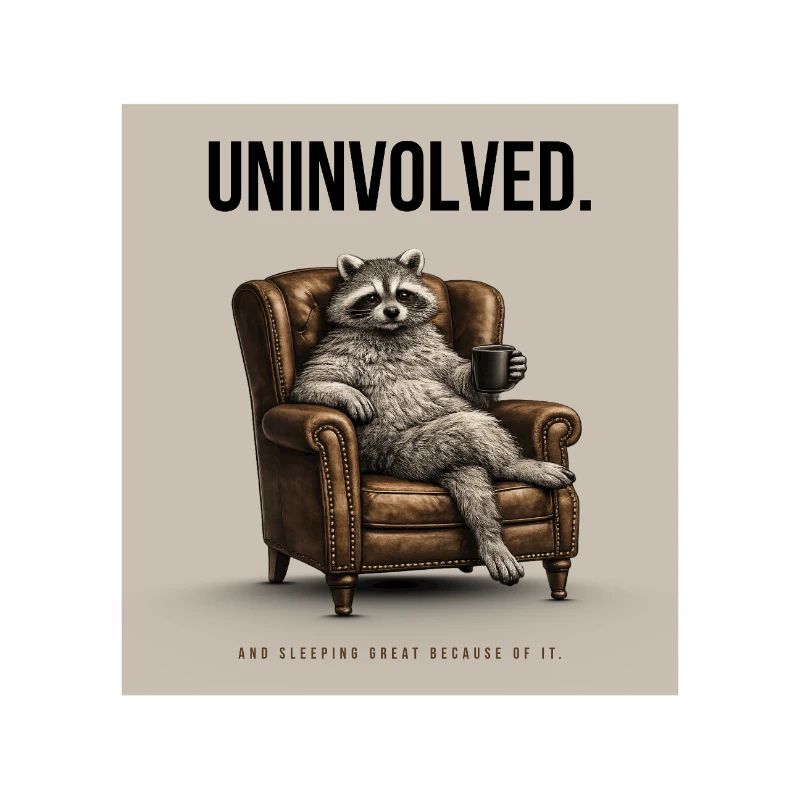 Uninvolved Raccoon Meme