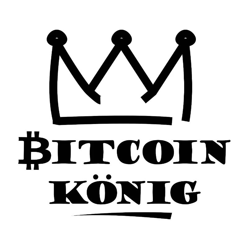 Bitcoin Silhouette Nachtstil