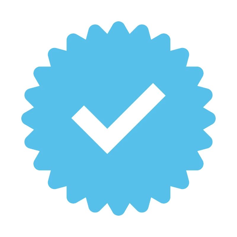 Blue Tick Abzeichen