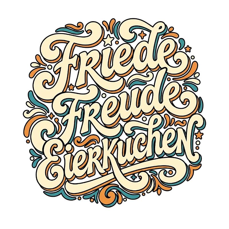 Lustiger Spruch Retro