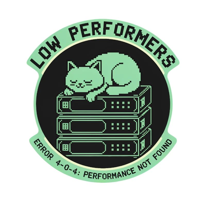 Low Performers Cat Server Pixel Art
