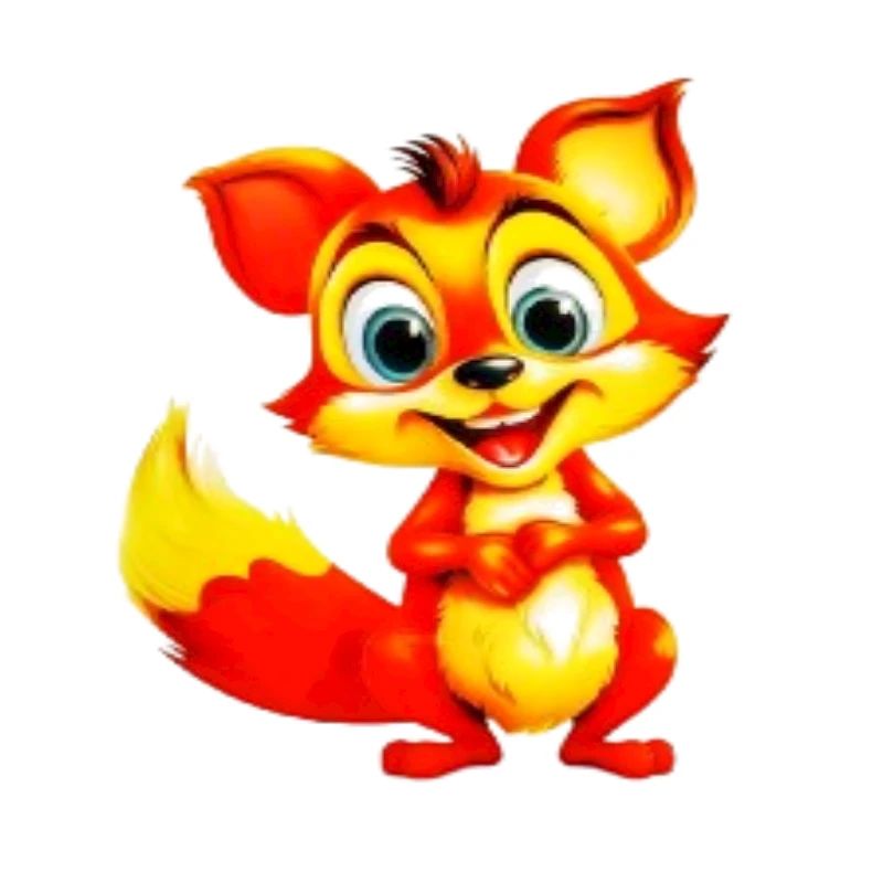 Feuriger Fuchs-Toon-Charme