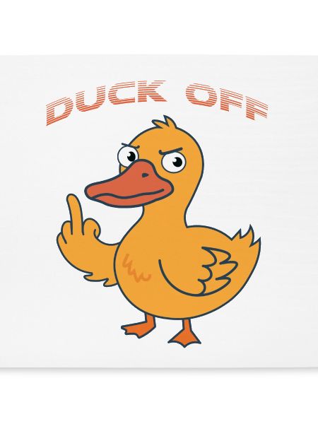 Duck Off Cartoon Duck