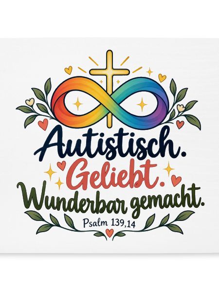 Autistisch Geliebt Infinity Kreuz