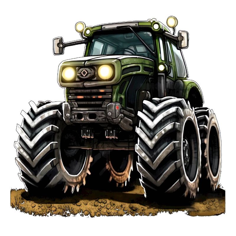 Precise and effective work with large tractors
