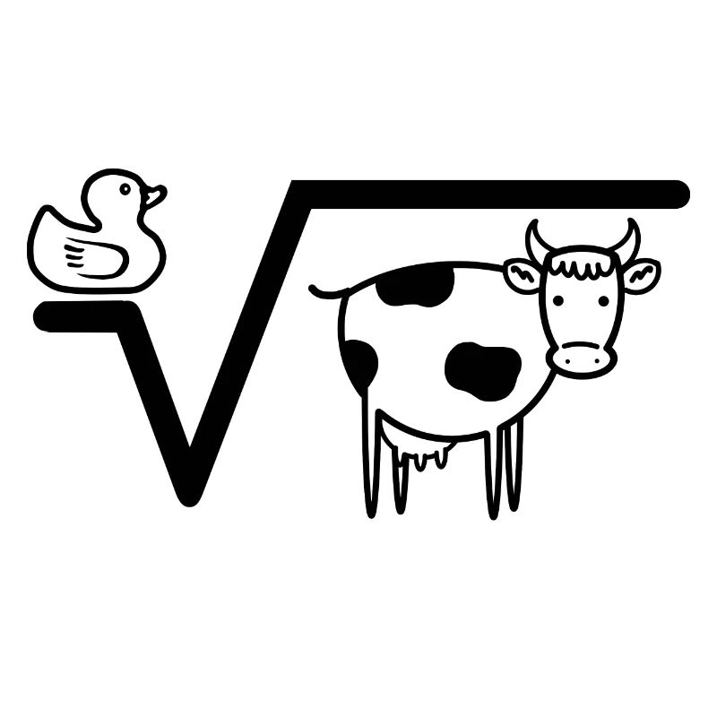 Duck Root Cow N-te Root From Q Math