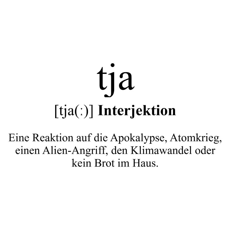 Tja Definition Dictionary