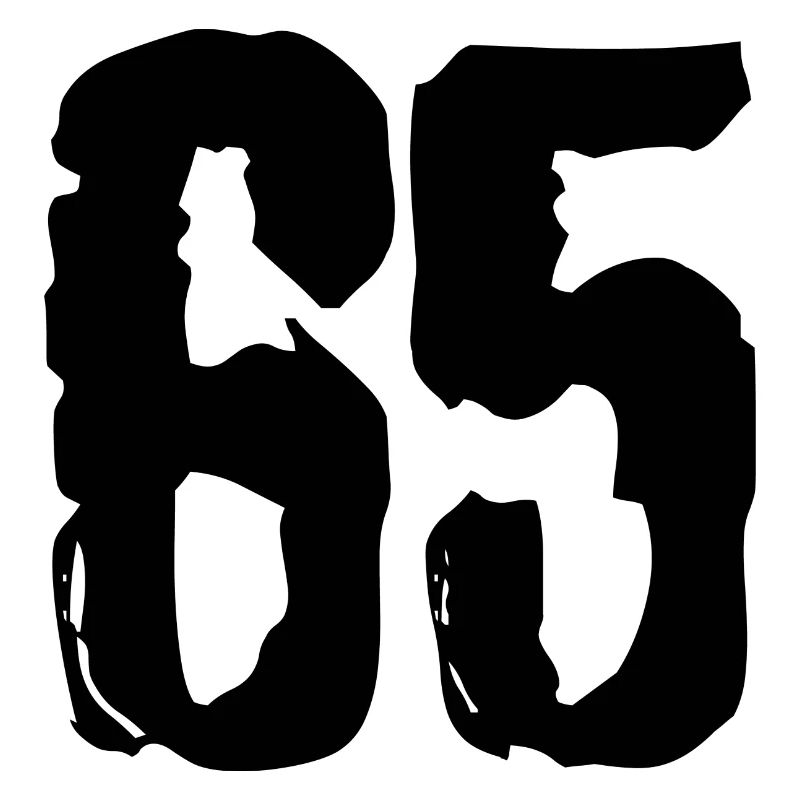 65 Zahl Trikot