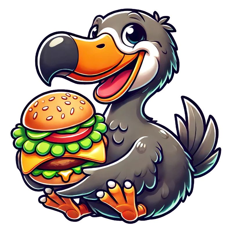 Fantaisiste Dodo Burger Cheeseburger de restauration rapide