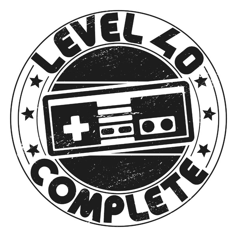 Level 40 Complete 40 Geburtstag Geschenk