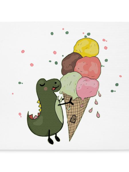 Dino mit Eis