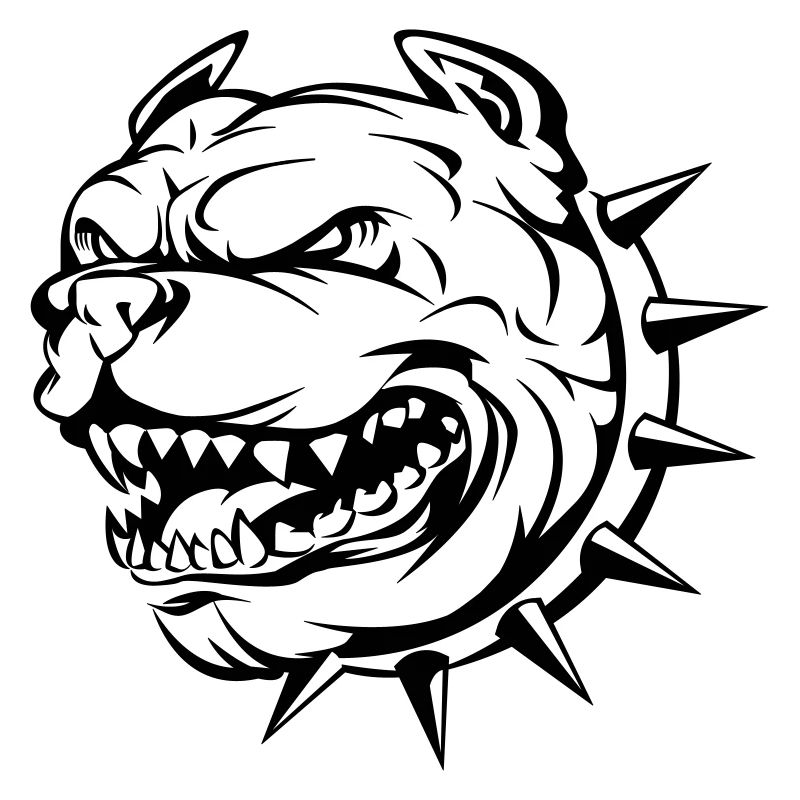 Bulldog kopf hund