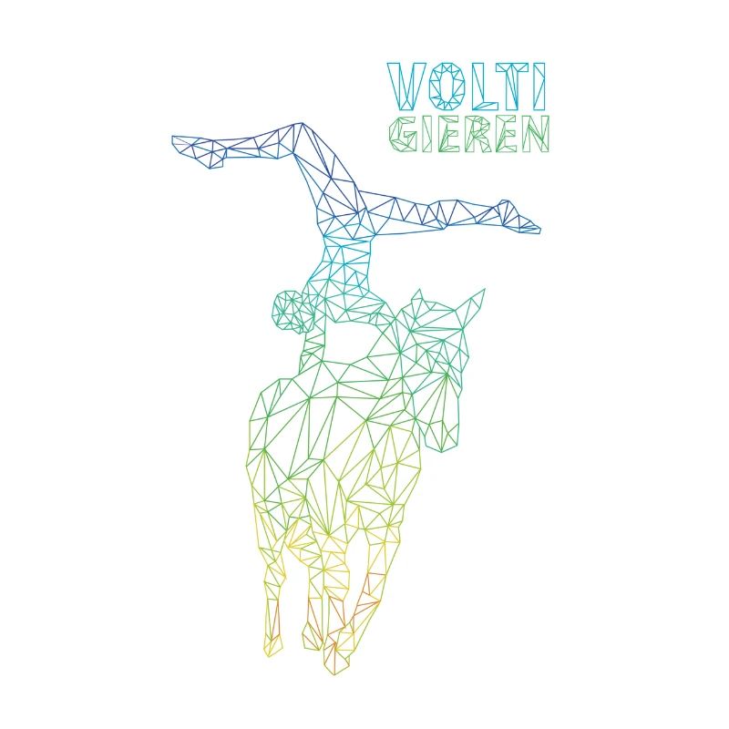 Voltigieren Pferd Geschenk