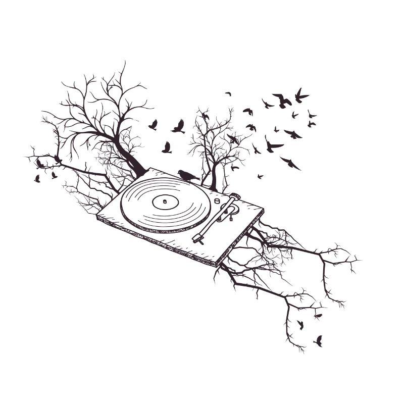 Record - Record - Tree - Birds