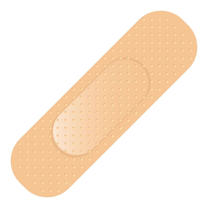 simple sticking plaster as a design element