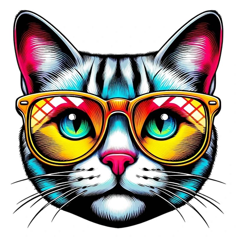 Kater mit Sonnenbrille
