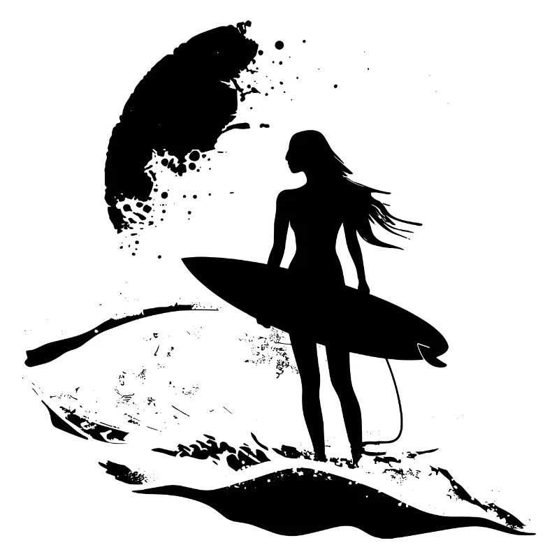 Surfer Mädchen