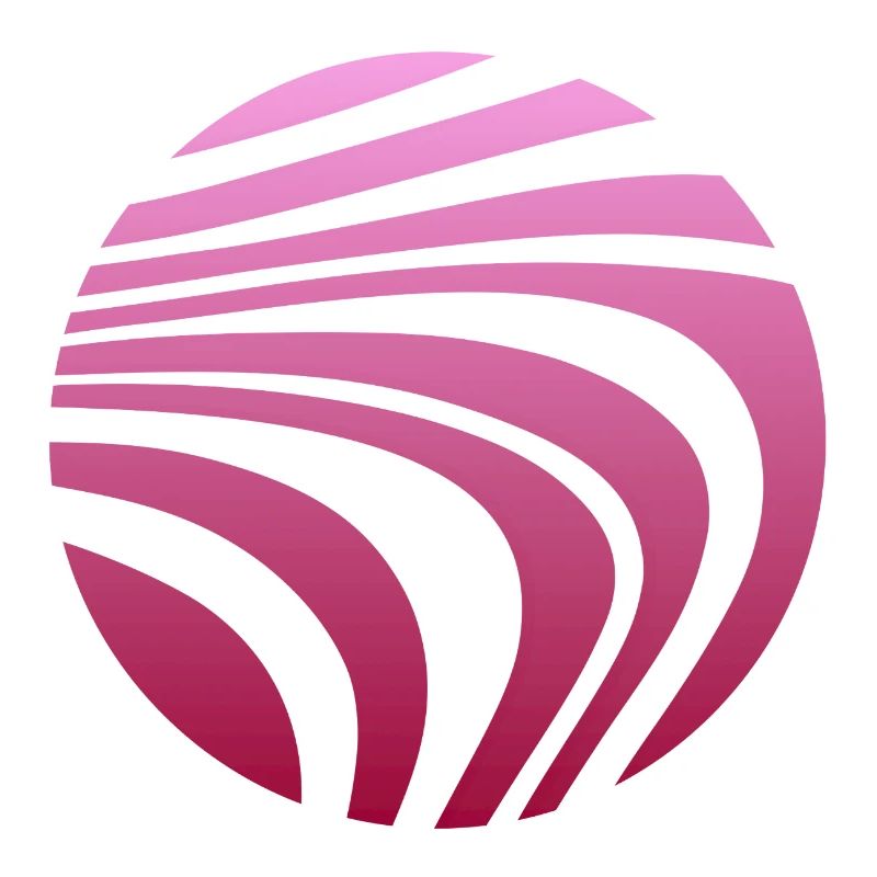 Psychedelisches Muster Rosa Verlauf