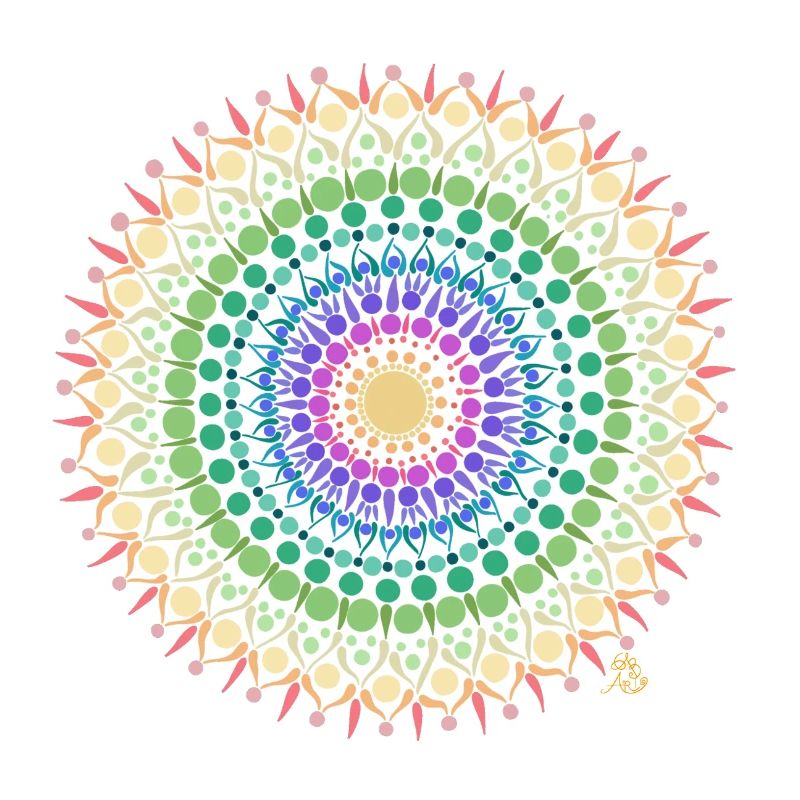 Mandala Sonnenschein