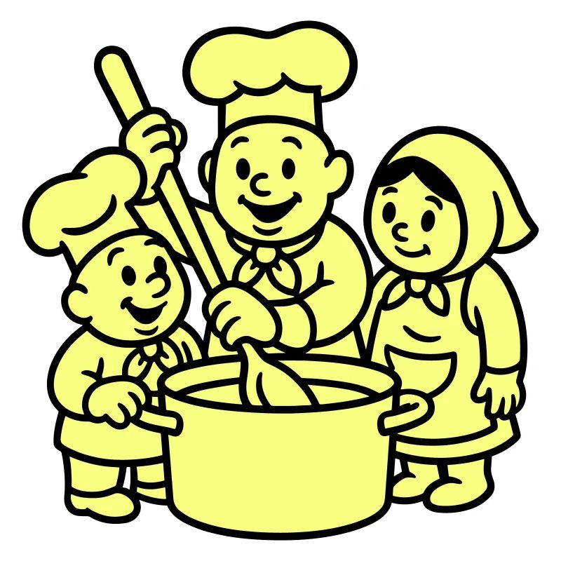 Three Cute Chefs