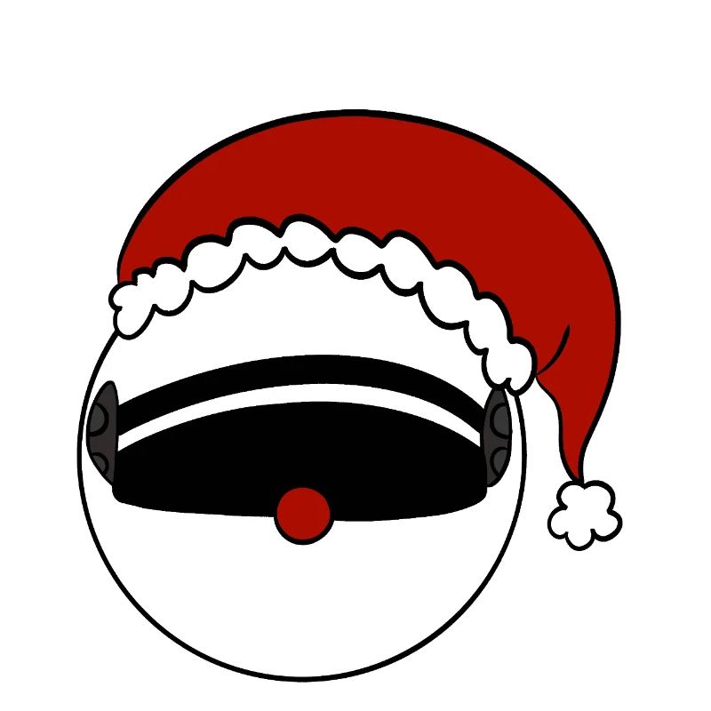 Weihnachtsmann  Helm 