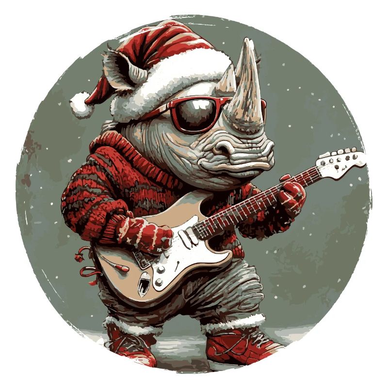 Nashorn Weihnachten Gitarre