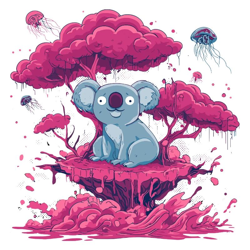Koala im Pinkwald