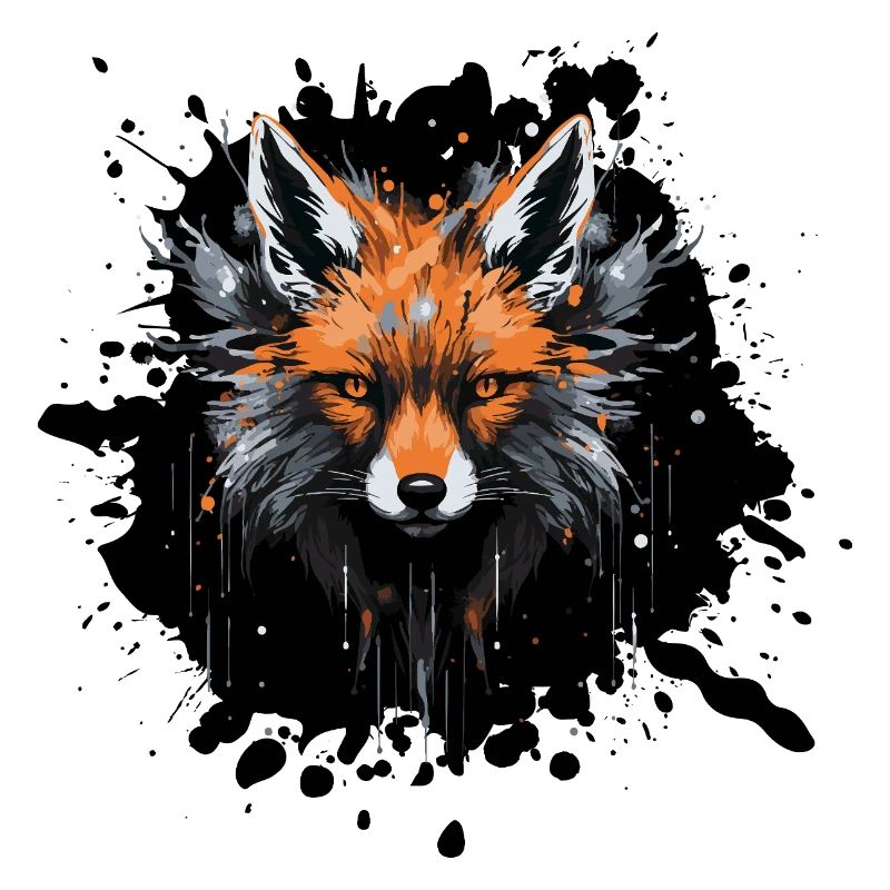 Fuchs Aquarell