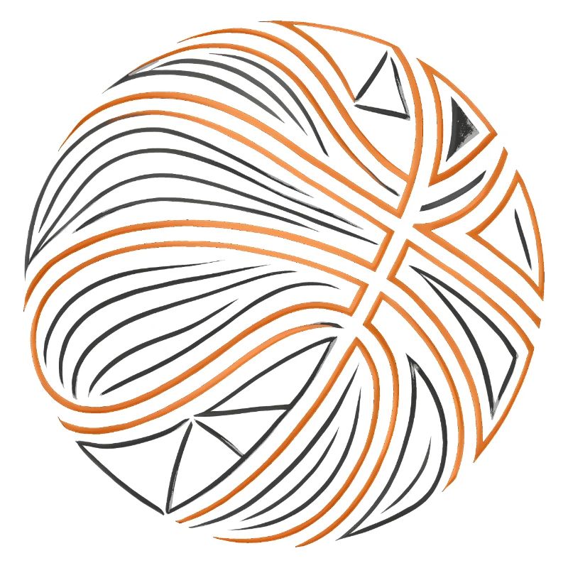 Thread Swivel Orange Black