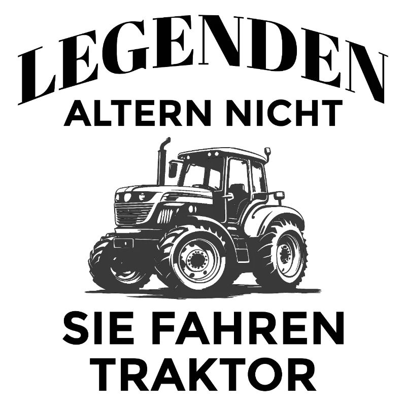 Legenden fahren Traktor