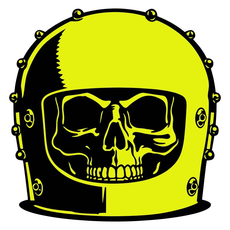 Skull Helm Popart