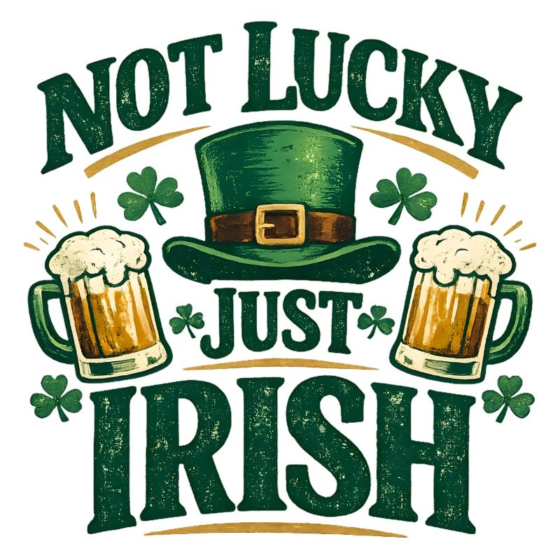 Nicht glücklich, nur irisch