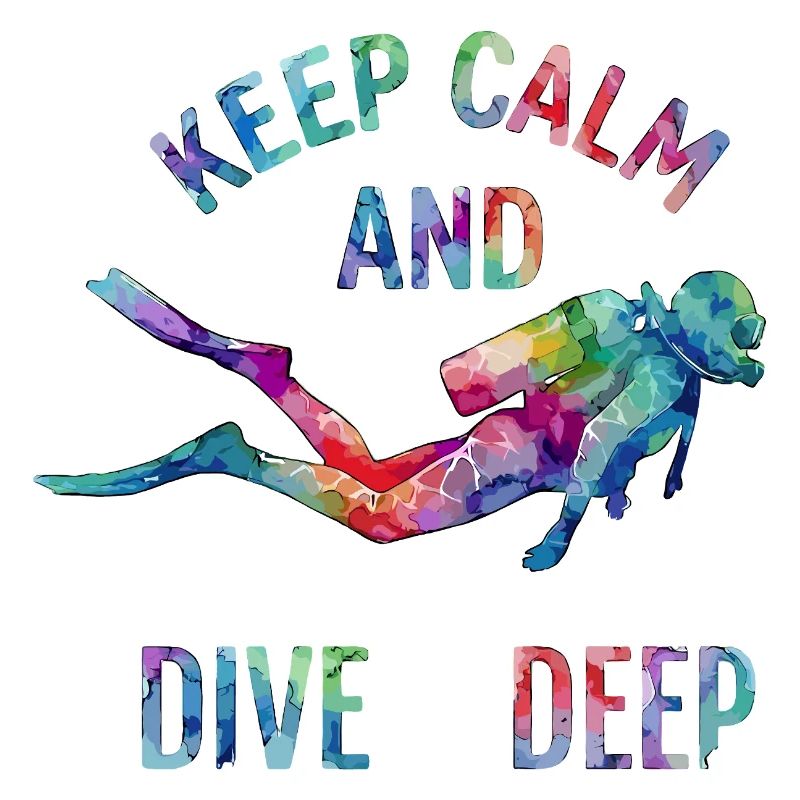 Bunter Tauchgang Spruch