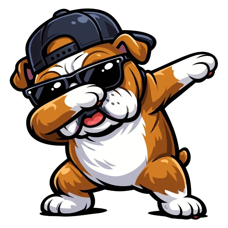 Dabbing Bulldog