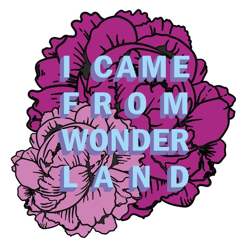 Wunderland Blumen Motiv