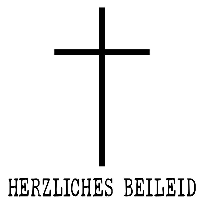 Herzliches Beileid Trauer